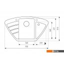 Кухонные мойки Zigmund & Shtain Eckig 900 (осенняя трава)