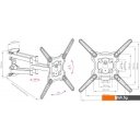 Кронштейны Kromax OPTIMA-407 (серый)