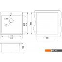 Кухонные мойки Granula 5102 (графит)