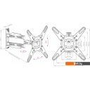 Кронштейны Kromax ATLANTIS-40 (белый)