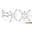 Кронштейны Kromax ATLANTIS-40 (белый)