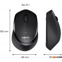 Мыши Logitech M330 Silent Plus (черный)