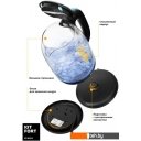 Чайники и термопоты Kitfort KT-625-1 (черный/голубой)