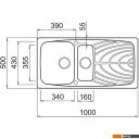 Кухонные мойки Elleci Master 475 Bianco Antico 62