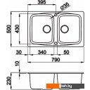 Кухонные мойки Elleci Master 350 Ghisa 70