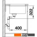 Кухонные мойки Blanco Subline 700-U Level (серый беж, корзинчатый вентиль)