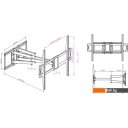 Кронштейны Kromax ATLANTIS-75 (черный)