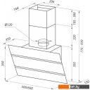 Вытяжки MAUNFELD Bridge 60 (нержавеющая сталь/черное стекло)