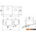 Кухонные мойки Aquasanita Arca SQA230LW (alba 710)