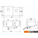 Кухонные мойки Aquasanita Arca SQA230LW (alba 710)