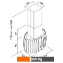 Вытяжки Falmec Prestige Design+ Island 75 800 м3/ч (белый)