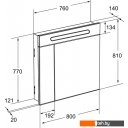 Мебель для ванных комнат Roca Victoria Nord Зеркальный шкаф 80 (ZRU9000033) Мебель для ванных комнат Roca Victoria Nord Зеркальный шкаф 80 (ZRU9000033)