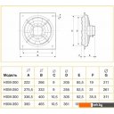 Вытяжная и приточная вентиляция Soler&Palau HXM-200
