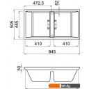 Кухонные мойки Elleci Dogma 100 Slim 86 Black