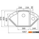 Кухонные мойки Elleci Easy Corner Ghisa 70