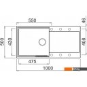 Кухонные мойки Elleci Easy 480 Bianco 68