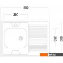 Кухонные мойки Ukinox STD800.600-5C 0RS