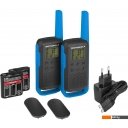 Портативные радиостанции Motorola T62 Walkie-talkie (черный/синий)