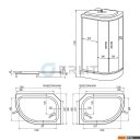 Душевые кабины Erlit ER3512PR-C3 120x80
