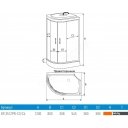 Душевые кабины Erlit ER3512PR-C4 120x80