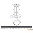 Душевые кабины Erlit ER5710TP-C24 100x100