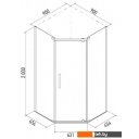 Душевые кабины Erlit ER 10109V 90x90