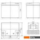 Аккумуляторы для ИБП Powerman CA12240/UPS (12В/24 А·ч)