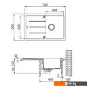 Кухонные мойки Franke BFG 611 (миндаль)