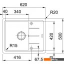 Кухонные мойки Franke BFG 611С (бежевый)
