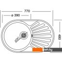 Кухонные мойки Kromevye EX 159 D