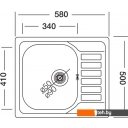 Кухонные мойки Kromevye Triton EC 196 D