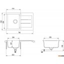 Кухонные мойки Aquasanita Tesa SQT101AW (silica 111)