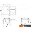 Кухонные мойки Aquasanita Tesa SQT101AW (black metallic 601)