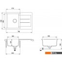 Кухонные мойки Aquasanita Tesa SQT101AW (alba 710)