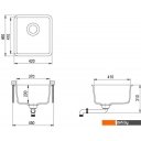 Кухонные мойки Aquasanita Arca SQA101W (black metallic 601)