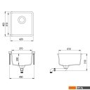 Кухонные мойки Aquasanita Arca SQA101W (alba 710)