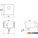 Кухонные мойки Aquasanita Arca SQA101W (alumetallic 202)