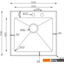 Кухонные мойки Zorg GS 5553 (черный) Кухонные мойки Zorg GS 5553 (черный)