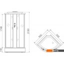 Душевые кабины Erlit ER3509P-C4 90x90