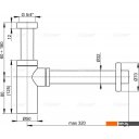 Сифоны Alcaplast Design A400