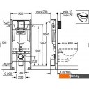 Инсталляции для унитазов, раковин, биде и писсуаров Grohe Rapid SL [38721001]