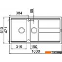 Кухонные мойки Elleci Best 475 Black K86