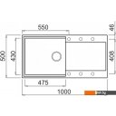 Кухонные мойки Elleci Easy 480 Bianco Antico 62