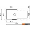 Кухонные мойки Elleci Easy 480 Bianco Antico 62