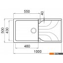 Кухонные мойки Elleci Ego 480 Bianco Antico G62