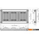 Радиаторы отопления Лидея ЛК 11-509 тип 11 500x900