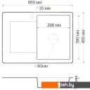 Кухонные мойки БелЭворс Styl (черный)