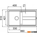 Кухонные мойки Elleci Best 400 Nero G40