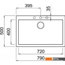Кухонные мойки Elleci Quadra 130 Kuro K86