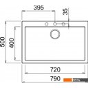 Кухонные мойки Elleci Quadra 130 Kuro K86